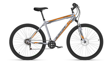 Велосипед Black One Onix  26D серый/оранжевый